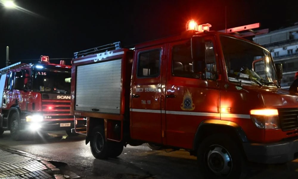 Φωτιά στην Αγιά Λάρισας: Ισχυρές δυνάμεις της Πυροσβεστικής στο σημείο